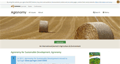 Desktop Screenshot of agronomy-journal.org