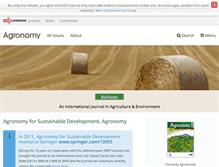 Tablet Screenshot of agronomy-journal.org